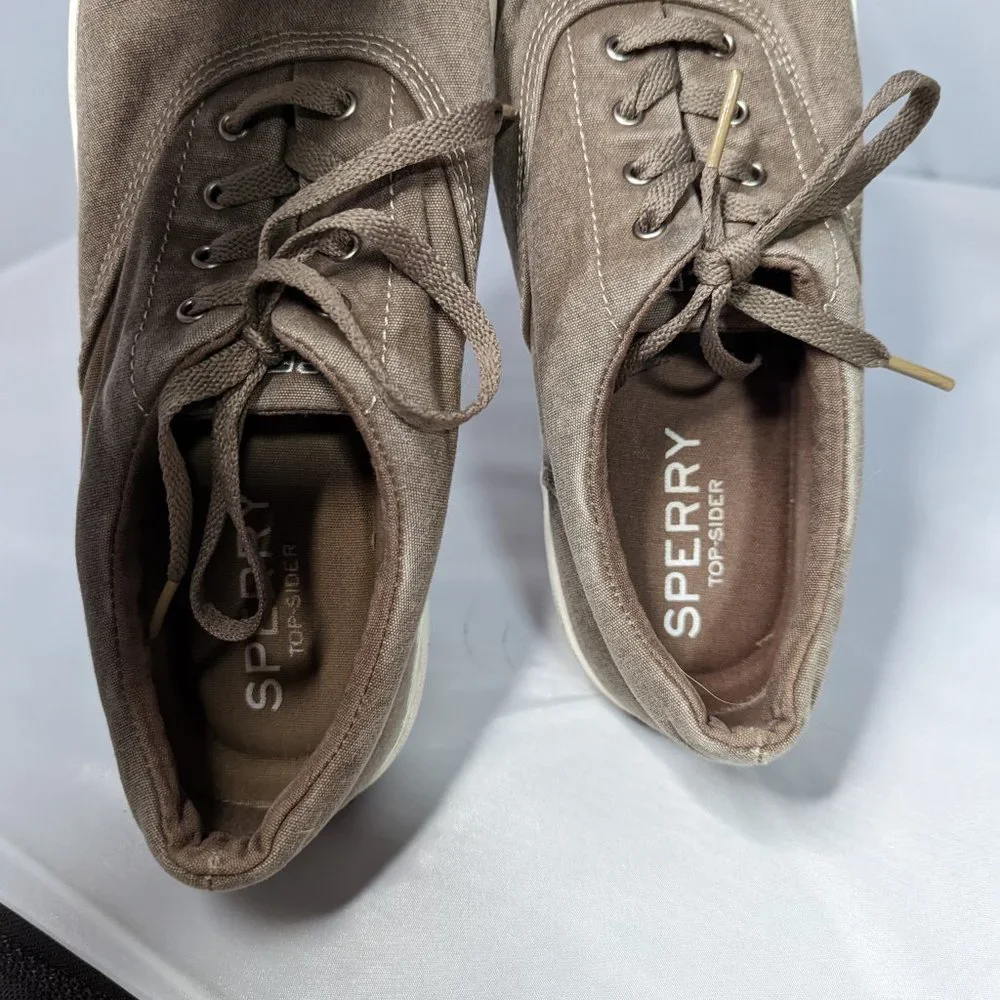 Sperry Lace Up Top-Sider Sneakers Size 8.5